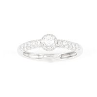Anillo Giorgio Visconti Mujer in Oro blanco Diamante 0.11 Ct GVA634 - GVA634
